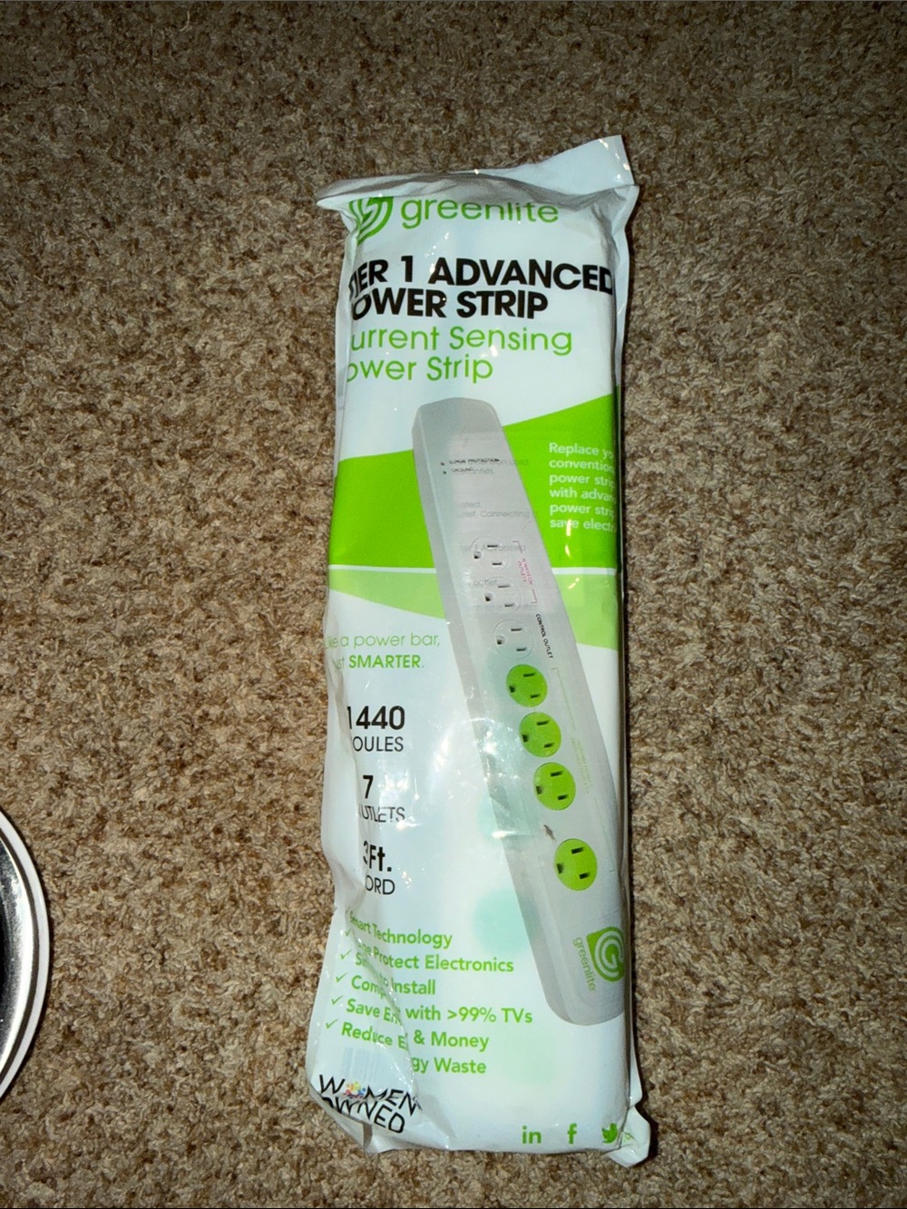 Greenlite Tier 1 Advanced Current Sensing Power Strip